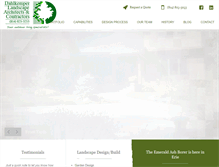 Tablet Screenshot of dahlkemperlandscape.com